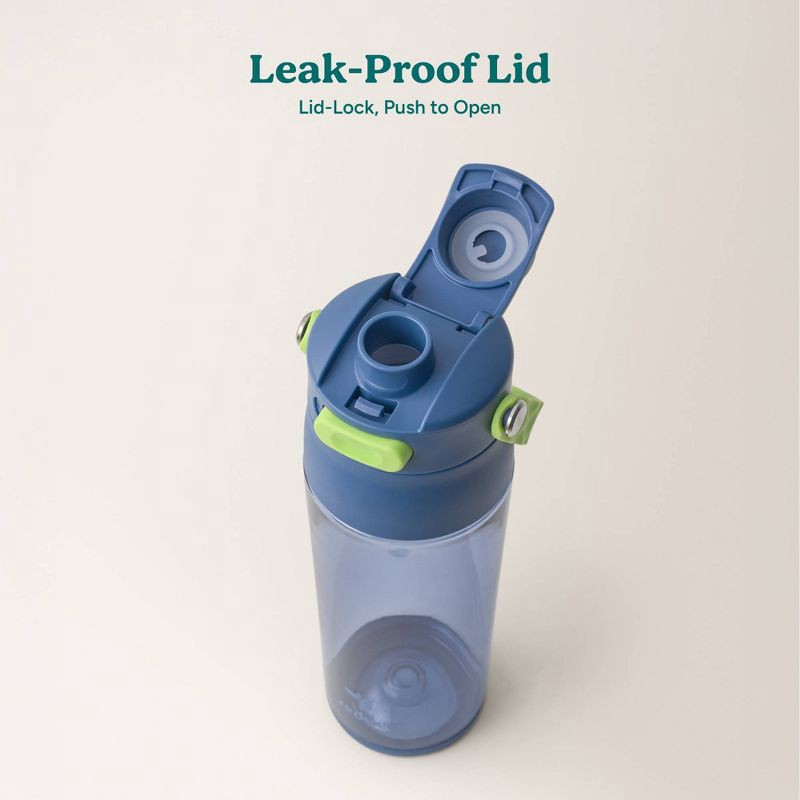 slide 5 of 7, Reduce 24oz Aura Tritan Water Bottle Iron Blue/Yellow, 24 oz