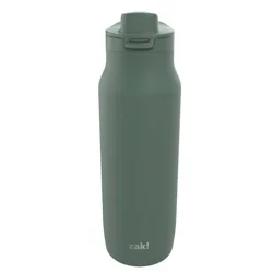 Zak Designs 24oz Stainless Steel Chug Water Bottle Sage Green
