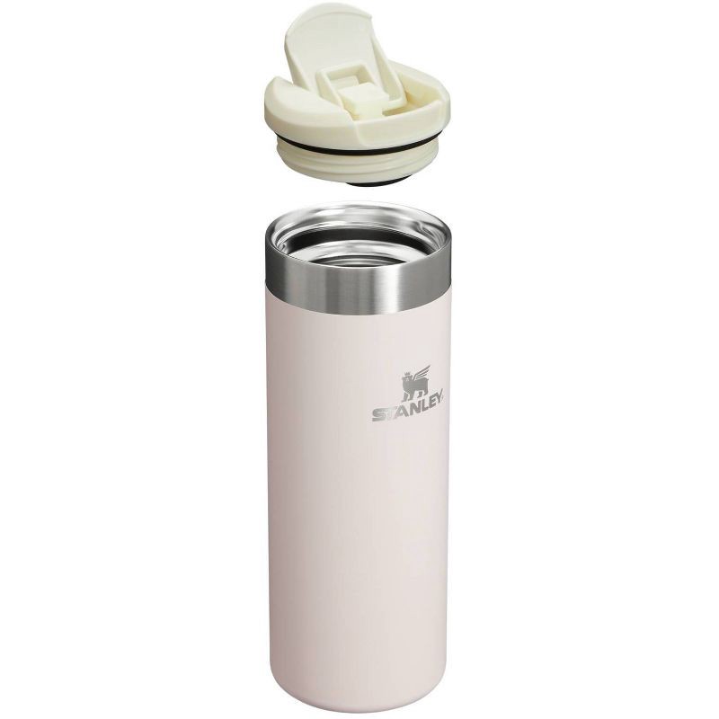 slide 3 of 3, Stanley 16 oz Stainless Steel Aero Light Transit Bottle Rose Quartz: Dishwasher-Safe Tumbler for Hot & Cold Beverages, 16 oz