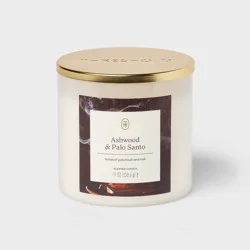 3-Wick Lidded Glass Jar Candle Ashwood and Palo Santo 19oz - Threshold™