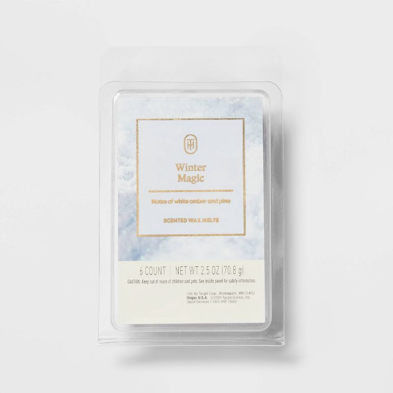 slide 1 of 3, 6ct Winter Magic Wax Melts 2.5oz - Threshold™, 6 ct; 2.5 oz