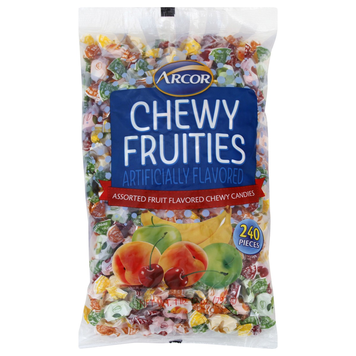 slide 4 of 13, Arcor Assorted fruit flavored Chewy Fruities 240 ea, 240 ct