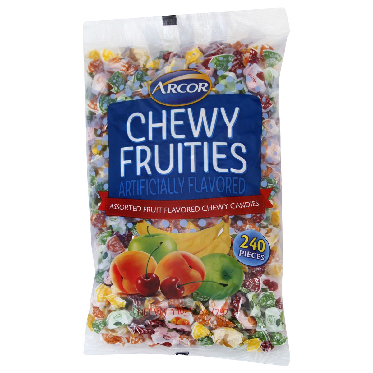 slide 11 of 13, Arcor Assorted fruit flavored Chewy Fruities 240 ea, 240 ct