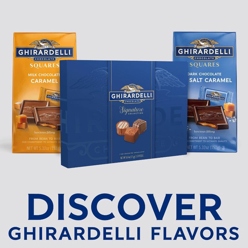 slide 4 of 6, Ghirardelli Signature Collection Fine Assorted Chocolate Candy Gift Box - 6oz, 6 oz