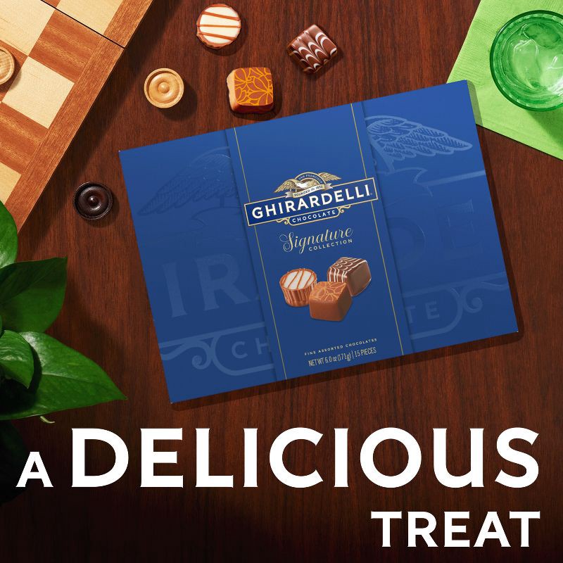 slide 5 of 6, Ghirardelli Signature Collection Fine Assorted Chocolate Candy Gift Box - 6oz, 6 oz