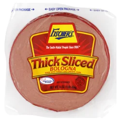 Fischer's Thick Sliced Bologna, 16 oz, 1 lb