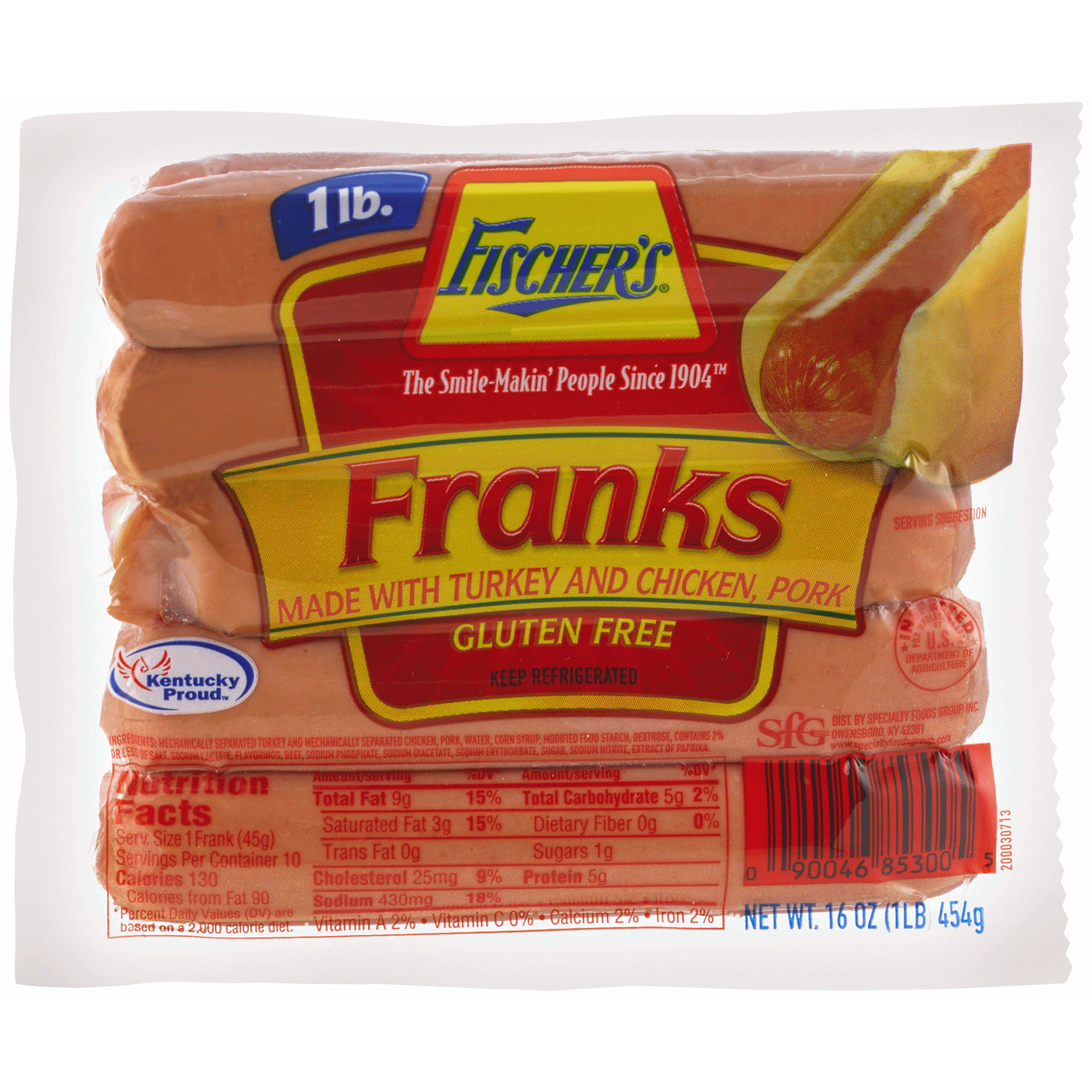 slide 1 of 1, FISCHERS Fischer's Wieners, 16 oz