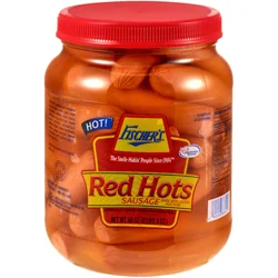 Fischer's Red Hots Sausage, 40 oz