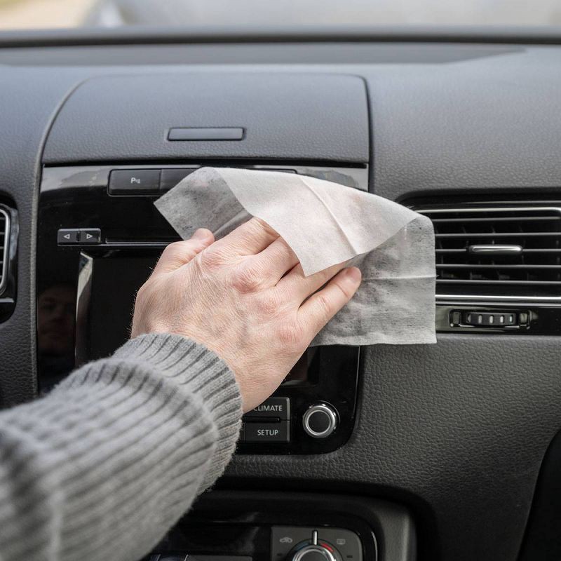 slide 3 of 3, Turtle Wax 30ct Protectant Auto Wipes Pouch: Car Cleaning Wipes, Prevents Fading & Discoloration, Floral Elderflower Scent, 30 ct