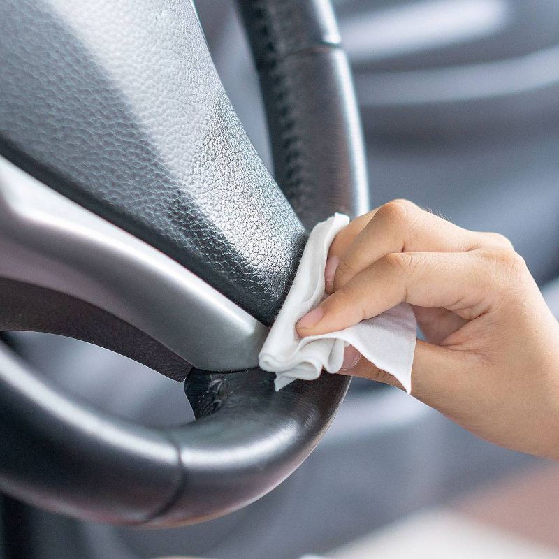 slide 3 of 3, Turtle Wax 30ct Cleaning Auto Wipes Pouch: Citrus Scented Car Interior Cleaning Supplies, 30 ct