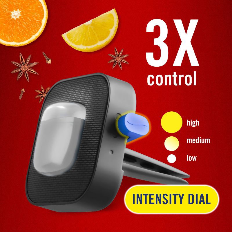 slide 4 of 14, Febreze Car Auto Old Spice: Phthalate-Free Car Vent Clip Freshener, Adjustable Scent, Disposable, 40-Day Duration, 1 ct