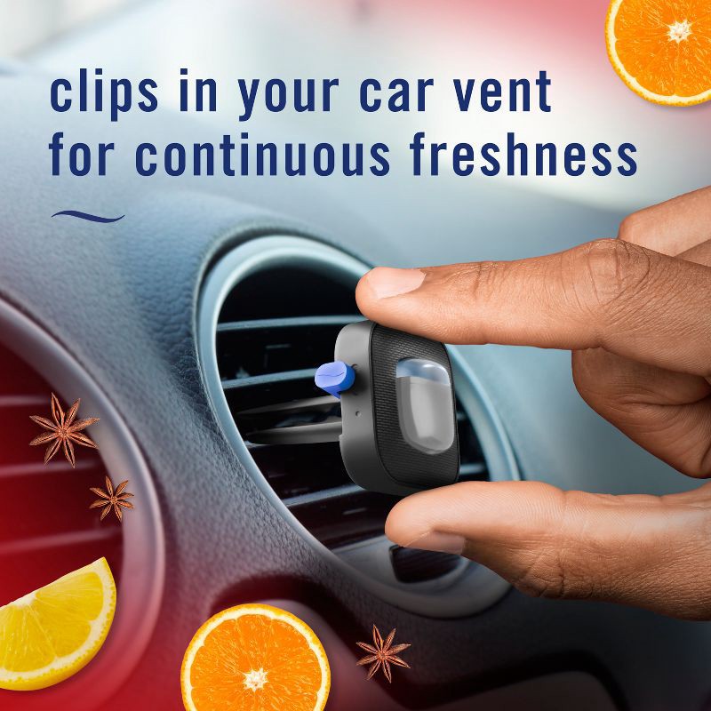 slide 7 of 14, Febreze Car Auto Old Spice: Phthalate-Free Car Vent Clip Freshener, Adjustable Scent, Disposable, 40-Day Duration, 1 ct