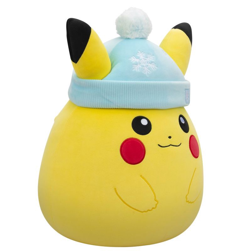 slide 3 of 9, Squishmallows Pikachu Holiday 14" Plush, 1 ct