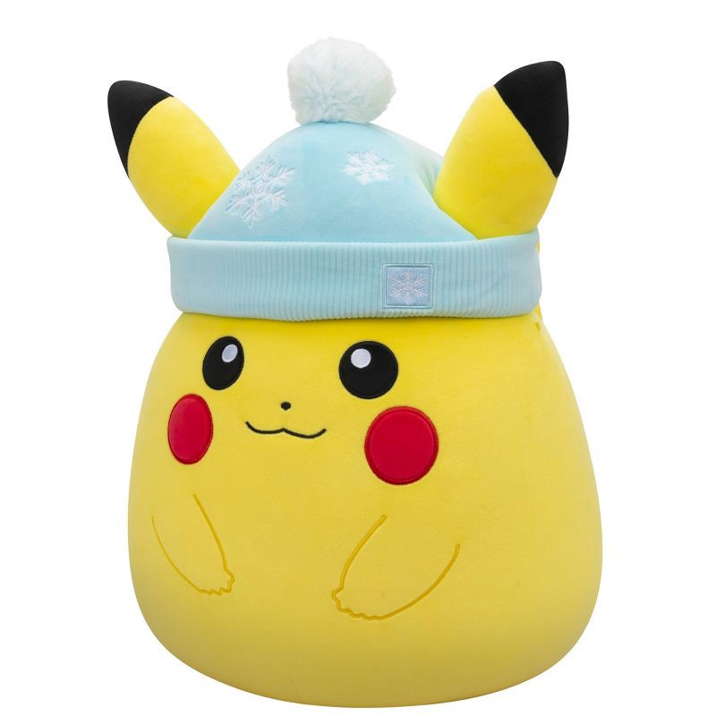 slide 4 of 9, Squishmallows Pikachu Holiday 14" Plush, 1 ct