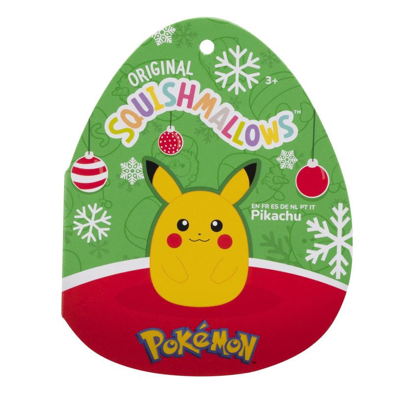 slide 8 of 9, Squishmallows Pikachu Holiday 14" Plush, 1 ct