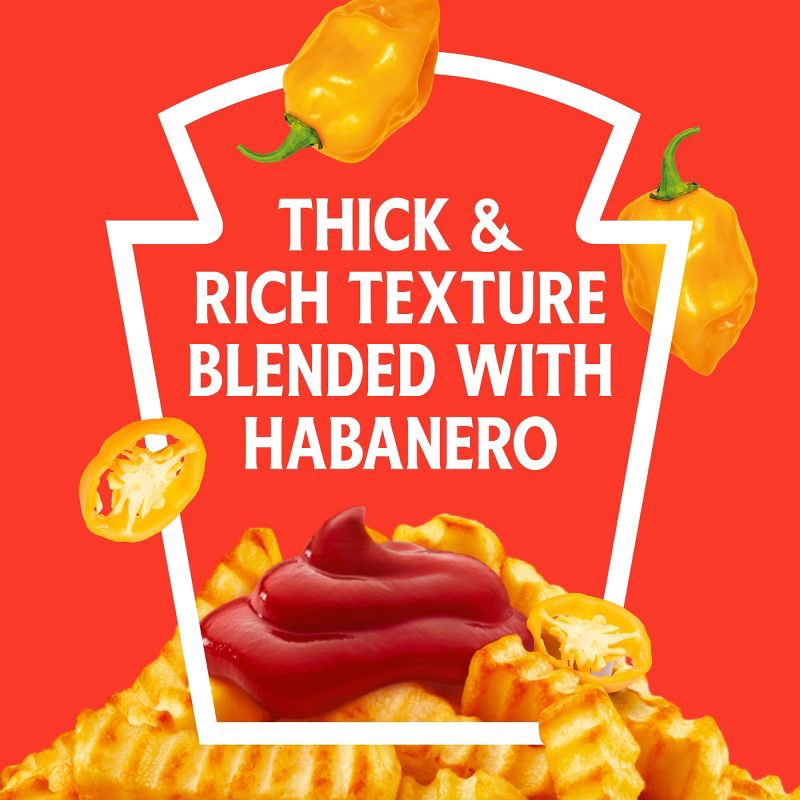 slide 4 of 9, Heinz Habanero Spicy Ketchup - 14oz, 14 oz