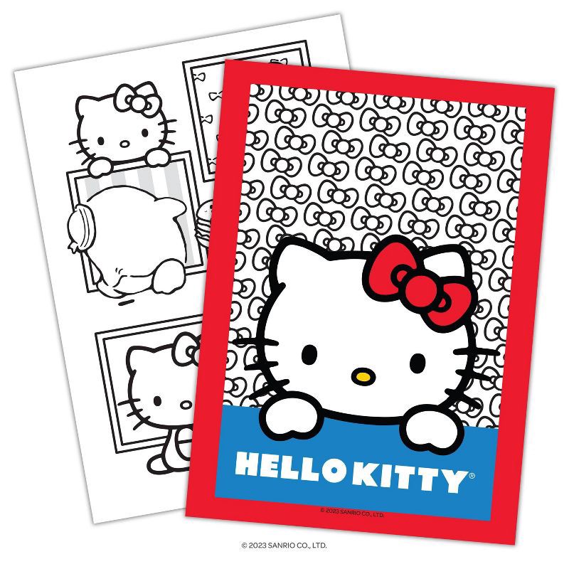 slide 3 of 5, Bendon Hello Kitty Glitter & Color Book, 1 ct