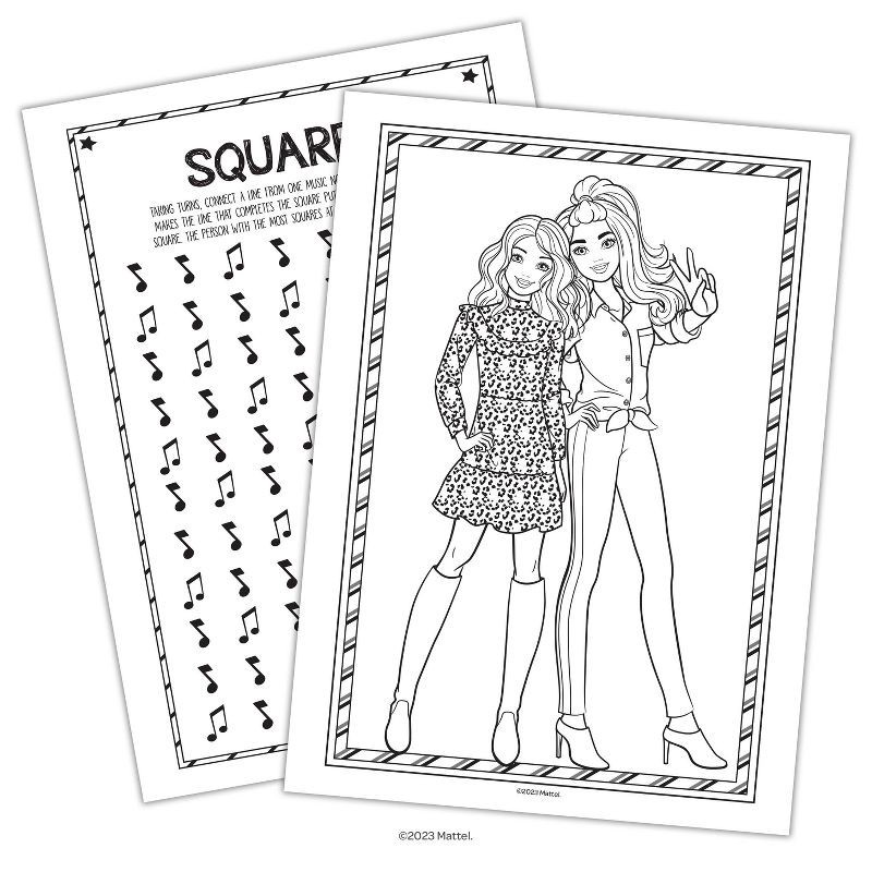 slide 3 of 6, Bendon Barbie Coloring & Activity with Tattoos, 1 ct