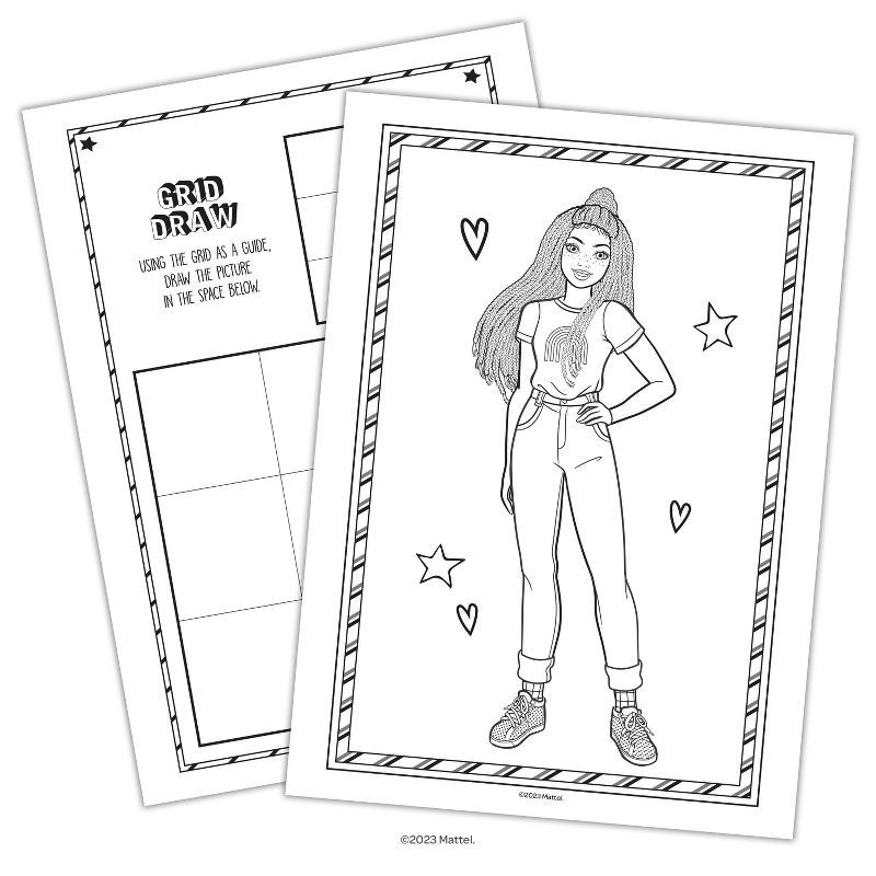 slide 4 of 6, Bendon Barbie Coloring & Activity with Tattoos, 1 ct