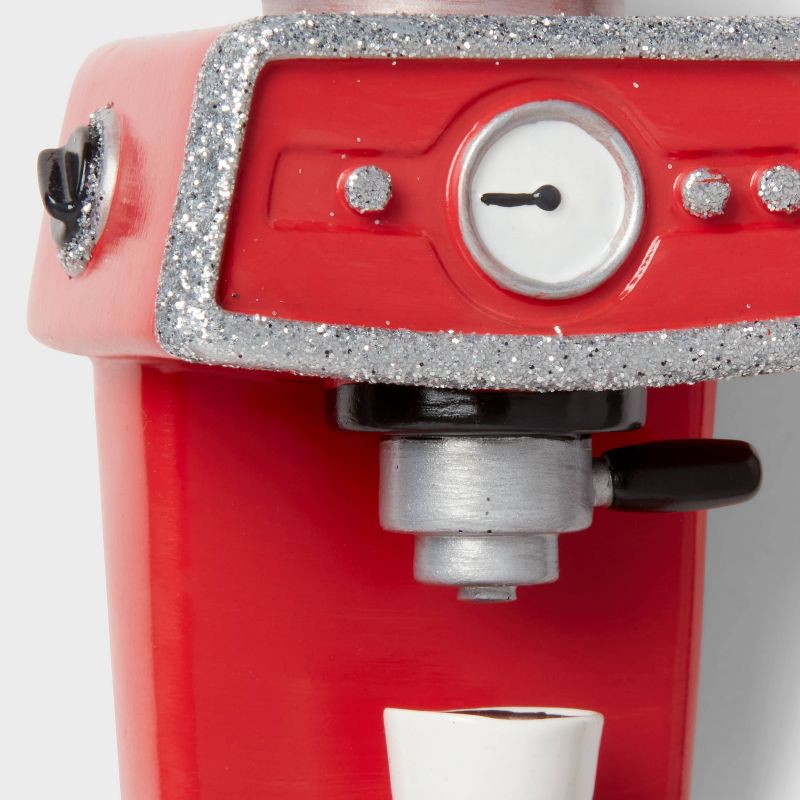 slide 3 of 3, Espresso Machine Christmas Tree Ornament Red - Wondershop™, 1 ct
