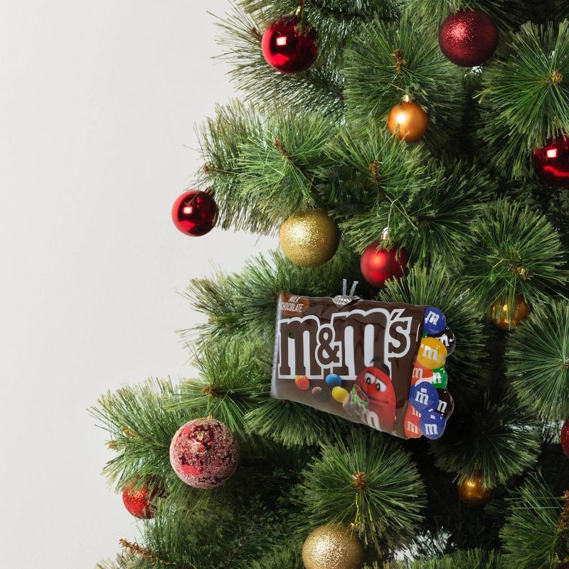 slide 3 of 3, M&M's Milk Chocolate Decoupage Christmas Tree Ornament, 1 ct