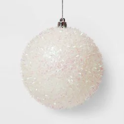 Tinsel Ball Christmas Tree Ornament Iridescent - Wondershop™