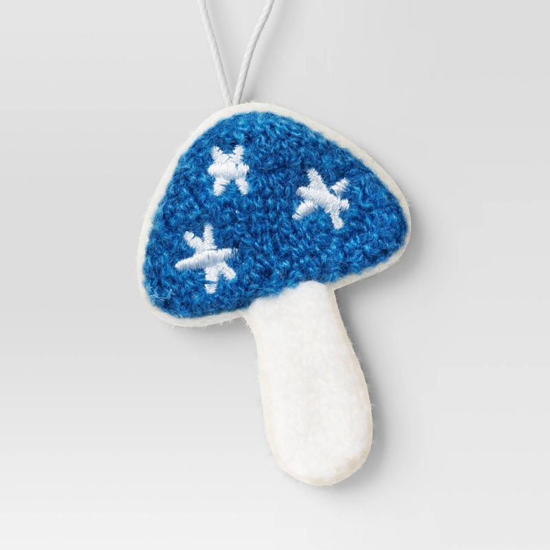 slide 3 of 3, 10pc Fabric Mushroom Christmas Tree Ornament Set - Wondershop™, 10 ct