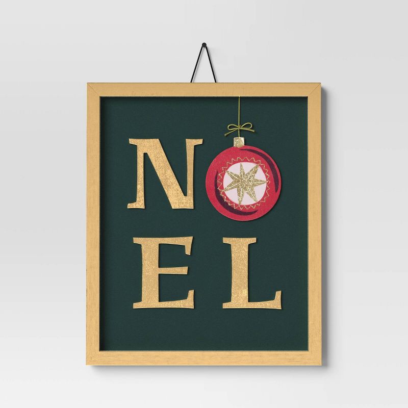 slide 1 of 4, 13.75"x10" 'Noel' Christmas Wall Décor - Wondershop™, 1 ct