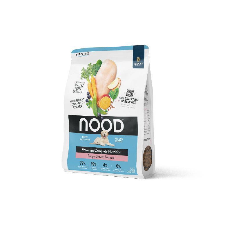slide 7 of 8, NOOD Pet Food Dry Dog Food with Chicken Flavor for Puppy - 6lbs, 6 lb