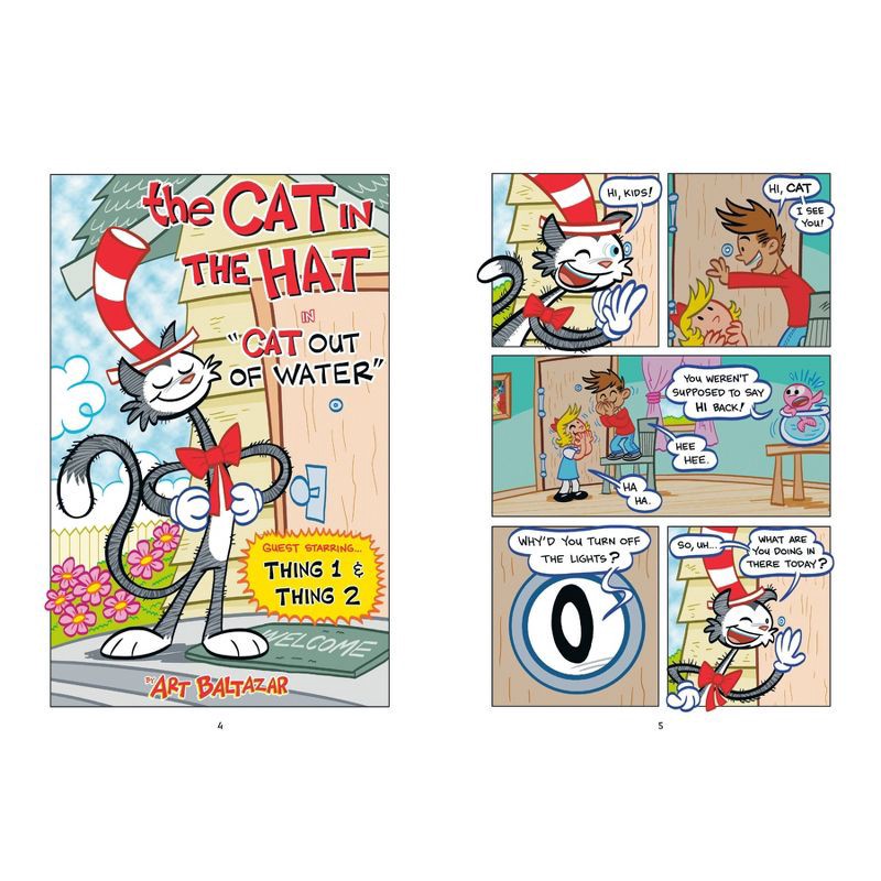 slide 2 of 4, Dr. Seuss Graphic Novel: Cat Out of Water - by Art Baltazar (Hardcover), 1 ct