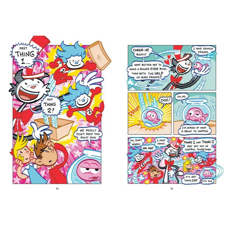 slide 3 of 4, Dr. Seuss Graphic Novel: Cat Out of Water - by Art Baltazar (Hardcover), 1 ct