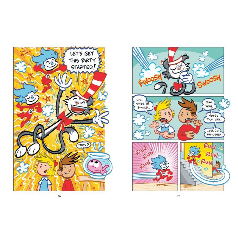 slide 4 of 4, Dr. Seuss Graphic Novel: Cat Out of Water - by Art Baltazar (Hardcover), 1 ct
