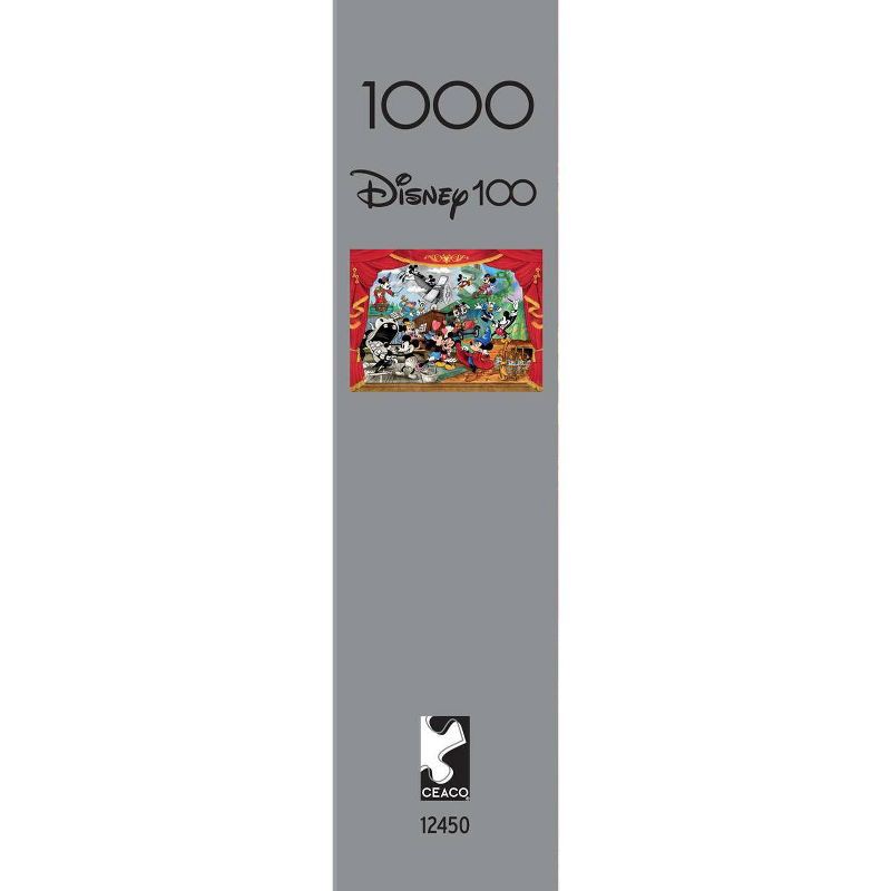 slide 5 of 5, Silver Select Disney Mickey Through the Years 1000pc Puzzle: Buffalo Games Jigsaw, Fantasy Theme, Problem Solving, 1000 ct