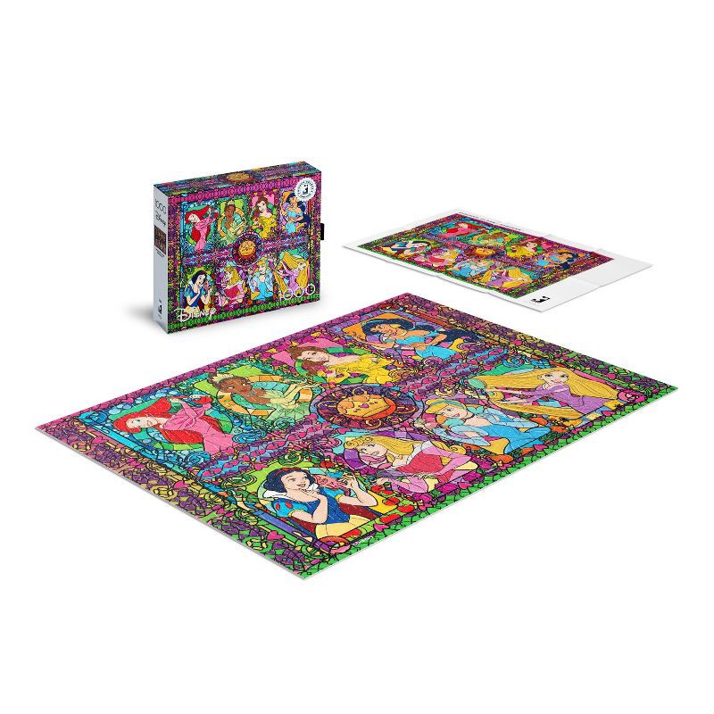 slide 2 of 5, Silver Select Disney Princess Collage 1000pc Puzzle: Buffalo Games Educational Jigsaw, Fantasy Theme, 1000 ct