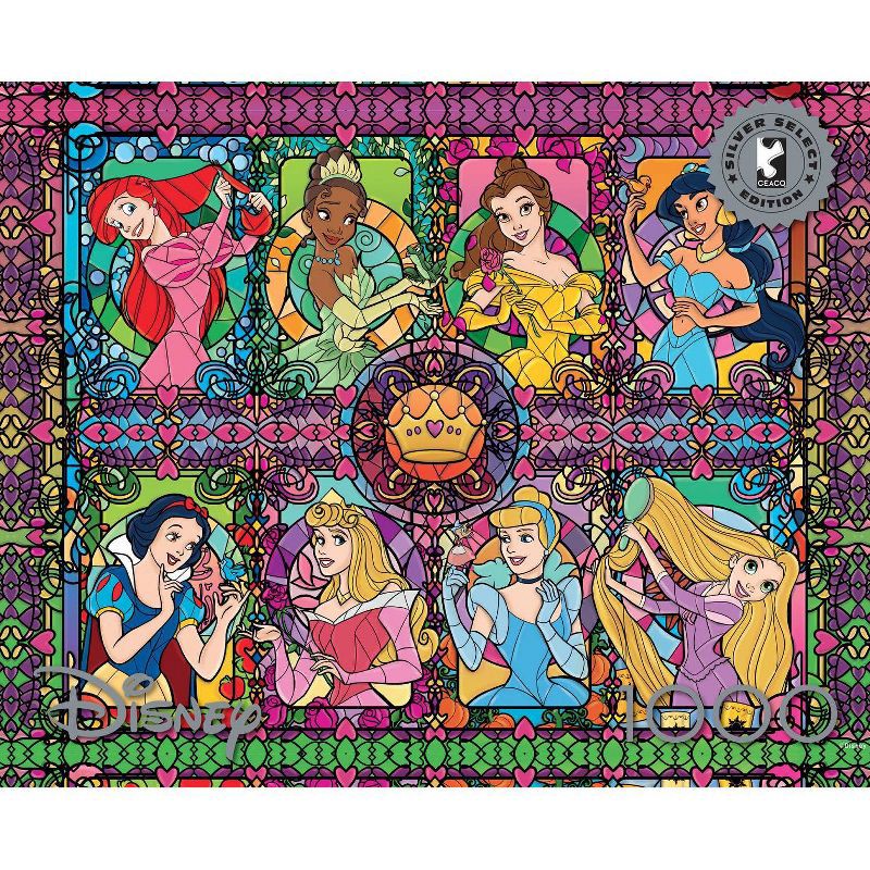 slide 4 of 5, Silver Select Disney Princess Collage 1000pc Puzzle: Buffalo Games Educational Jigsaw, Fantasy Theme, 1000 ct