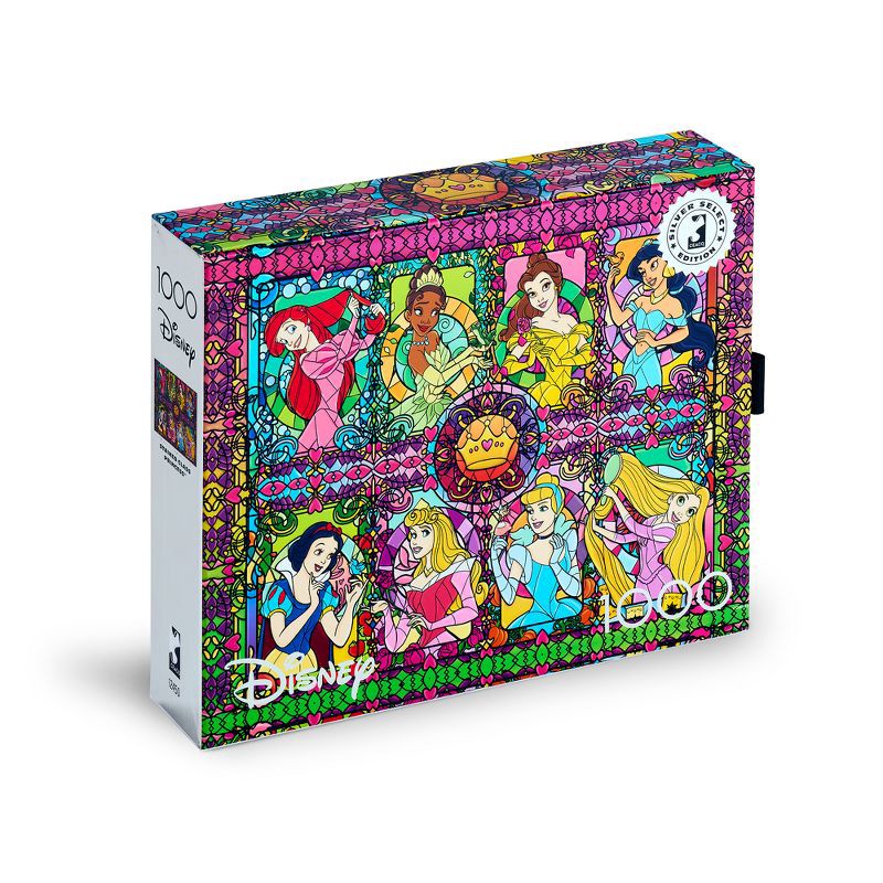 slide 1 of 5, Silver Select Disney Princess Collage 1000pc Puzzle: Buffalo Games Educational Jigsaw, Fantasy Theme, 1000 ct