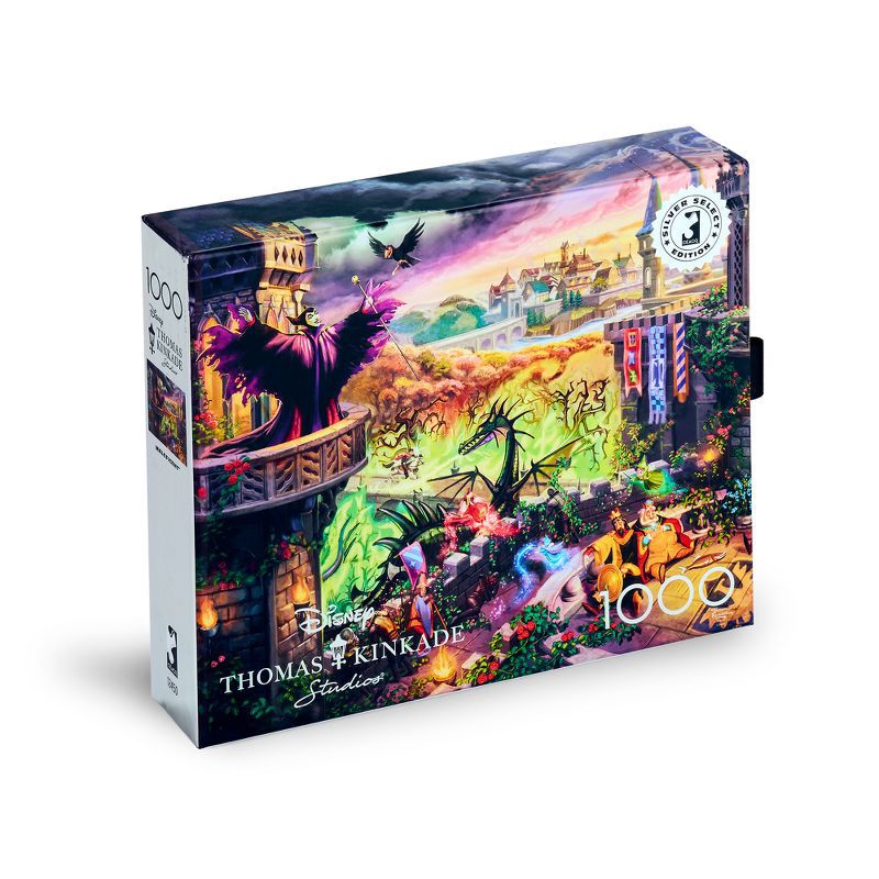 slide 1 of 5, Silver Select Thomas Kinkade Disney Maleficent 1000pc Puzzle: Fantasy Cardstock Jigsaw by Buffalo Games, 1000 ct