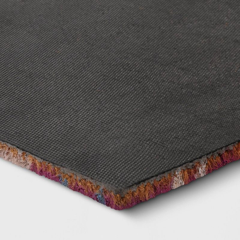 slide 4 of 4, 1'6"x2'6" Pastel Floral Outdoor Coir Doormat - Room Essentials™, 1 ct