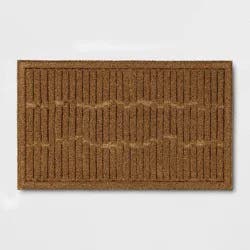 1'6"x2'6" Mega Scrapper Broken Sticks Floormat Beige - Threshold™: Outdoor & Kitchen Floor Mat, All-Weather, UV-Resistant
