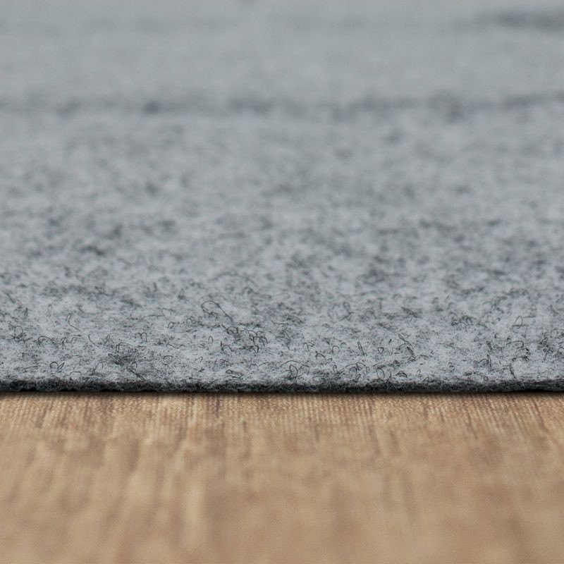 slide 4 of 9, Karastan 4'x6' All Purpose Rug Pad Gray: Skid-Resistant Rectangle, Latex Backing, Area Rug Padding, 1 ct