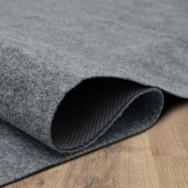 slide 5 of 9, Karastan 4'x6' All Purpose Rug Pad Gray: Skid-Resistant Rectangle, Latex Backing, Area Rug Padding, 1 ct