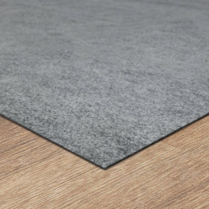 slide 7 of 9, Karastan 4'x6' All Purpose Rug Pad Gray: Skid-Resistant Rectangle, Latex Backing, Area Rug Padding, 1 ct