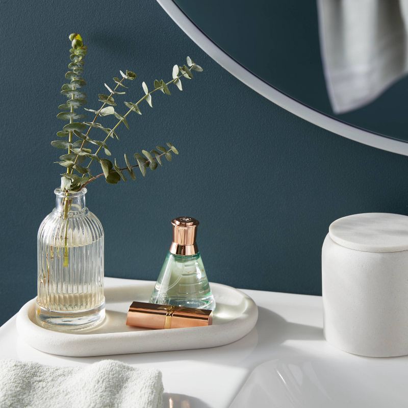 slide 2 of 5, Concrete Resin Collection Bath Tray - Threshold™, 1 ct