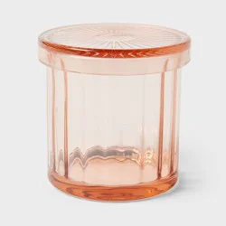 Colored Glass Bath Canister Pink - Threshold™
