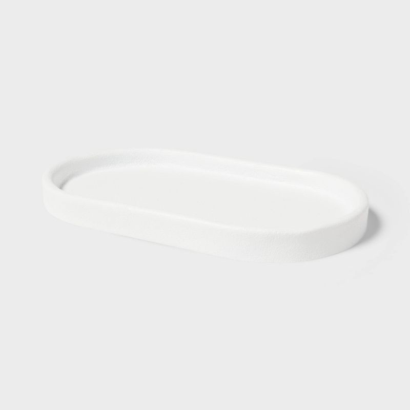 slide 3 of 5, Modern Resin Bath Tray - Threshold™, 1 ct