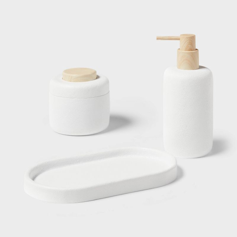 slide 5 of 5, Modern Resin Bath Tray - Threshold™, 1 ct