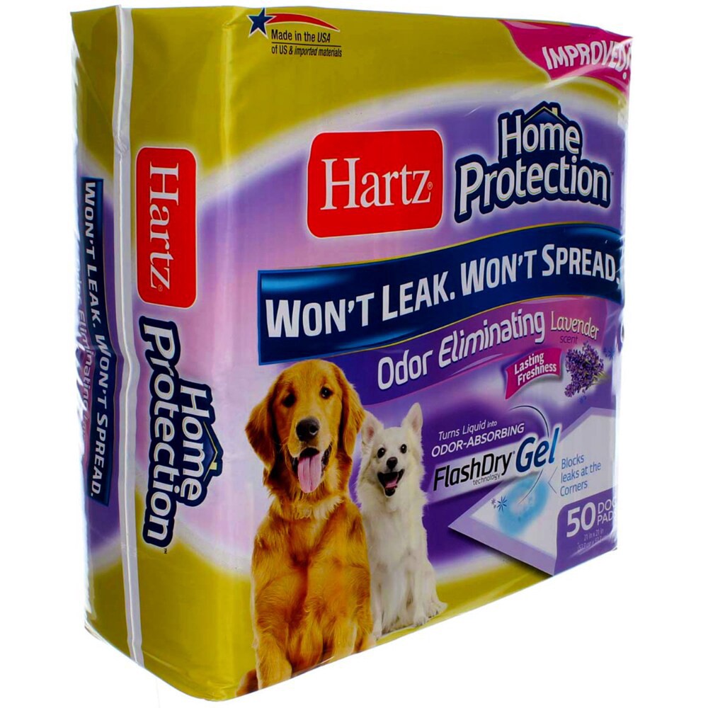 slide 4 of 6, Hartz Home Protection Dog Pads, 50 Ct, 1 ct