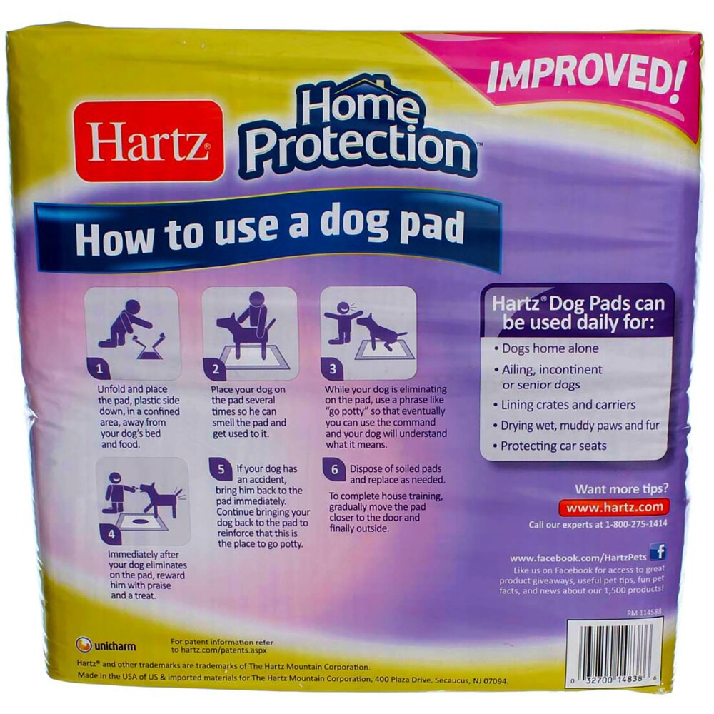 slide 5 of 6, Hartz Home Protection Dog Pads, 50 Ct, 1 ct