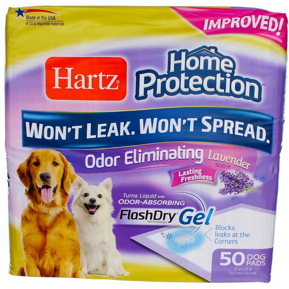 slide 1 of 6, Hartz Home Protection Dog Pads, 50 Ct, 1 ct