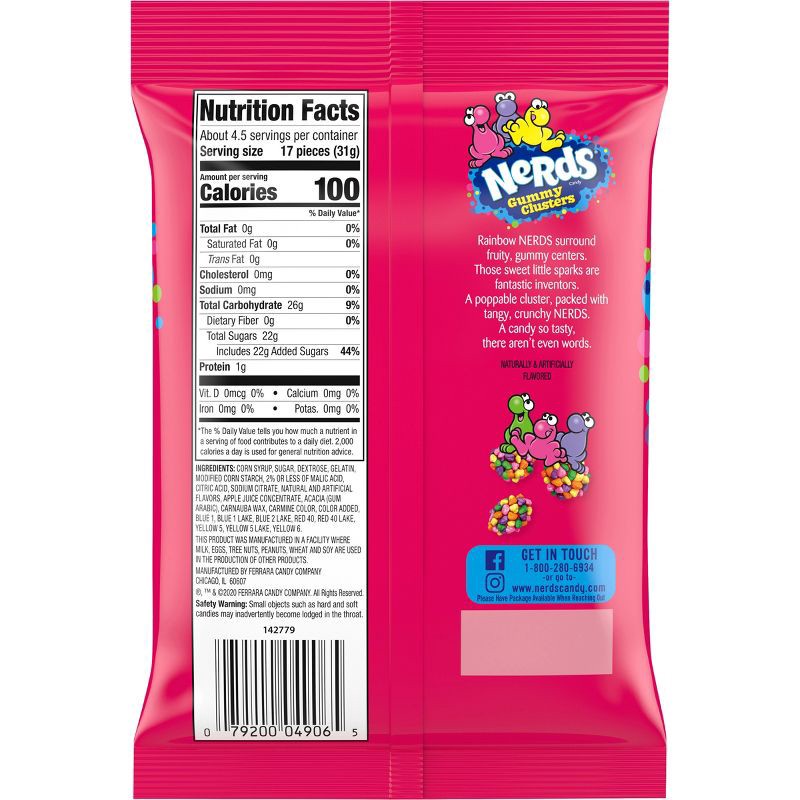 slide 10 of 10, Nerds Candy Gummy Clusters - 5oz, 5 oz